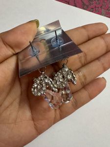 Sparkling Crystal Drop Earrings