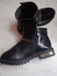 Stylish Black &amp; Red Boots combo fixed price