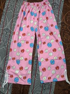 Cute Smiley Face Palazzo Pants