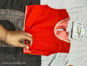 fresh piece Blue Floral Print Dupatta with Ruffle