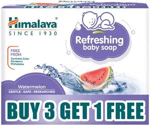 Himalaya Refreshing Baby Soap 125g - pack of 4 (b3