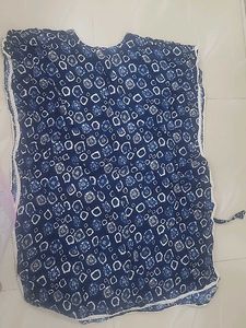 Blue Printed Kurta