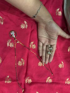 Elegant Mangalsutra and earrings set