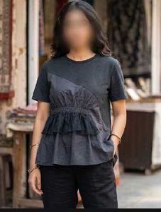 Stylish Ruffled Peplum imported tshirt