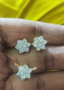 AD stone Earring And Pendant Set ( New Pc)