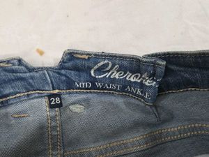 Cherokee Stylish Ripped Blue Denim Jeans