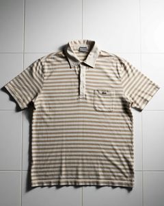 Striped Lacoste Polo Shirt