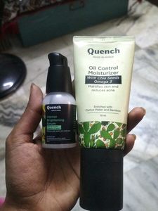 Lightweight Moisturizer and avacado serum
