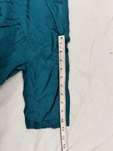 Elegant Teal Embroidered Top
