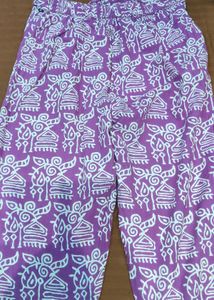Purple Kurta with pant and duppata