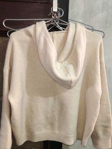 Cozy Beige Zip-Up Hoodie