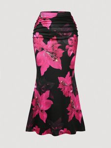 🌸Floral print Mermaid skirt🥂✨