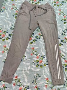 Women's Grey and Black Joggers