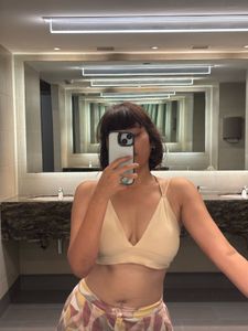Cute Beige Bralette Top