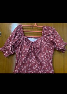 sale!!!Floral Print Mini Dress