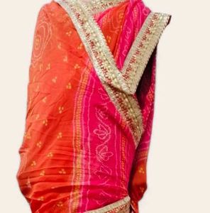 bandhni saree