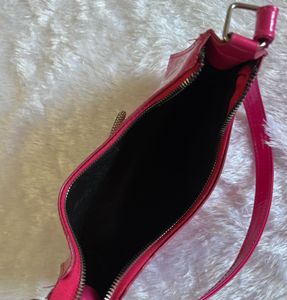 Pink Glitter Bow Chic Handbag