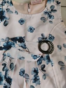 Cute Floral &amp; Plaid Dress Set