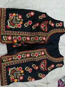 Embroidered Black Jacket