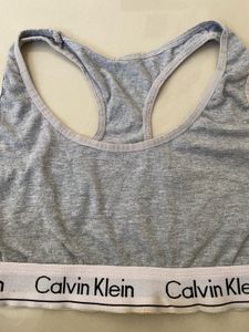 Calvin Klein Grey Sports Bra