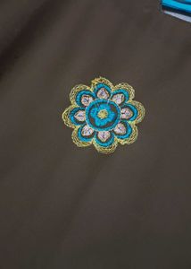 kurti with double color long duppata