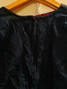 Elegant Blue top with Skirt Embellishments
