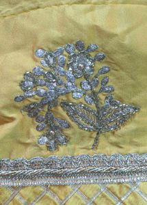 Stunning Yellow Embroidered Lehenga Skirt