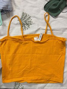 Vibrant Orange Camisole Top