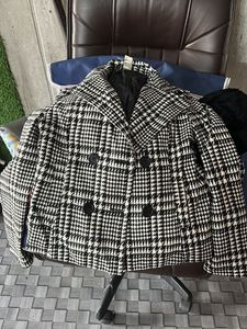 Houndstooth Print Jacket