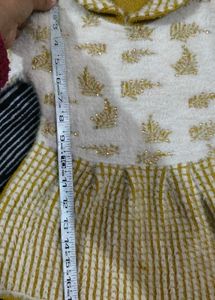 Girls' Mustard Dress &amp; Leggings Set