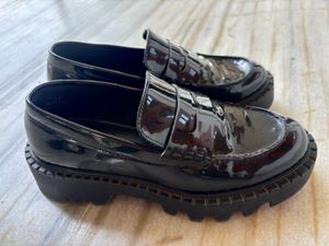 hnm black platform Loafers