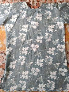 Floral Print Kurta