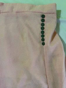 Pink Gingham Maxi Skirt