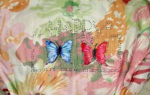 🦋💖💚Y2k Sheer Floral Butterfly Top