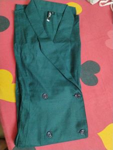 Sleeveless Double-Breasted Dress