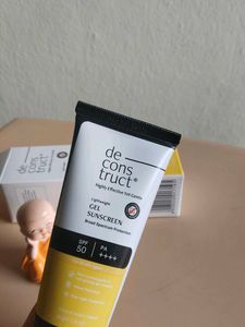 DECONSTRUCT GEL SUNSCREEN (50gm) with 5ml Facewash