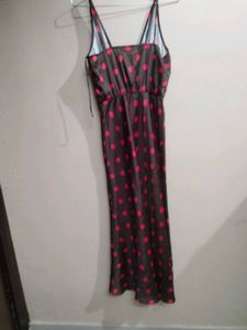 Chic Polka Dot Maxi Dress