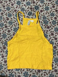 H&M Yellow Tank Top - Casual Chic