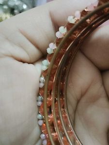 191.Elegant Beaded Bangles
