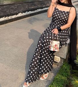 Polka Dot farsi Kurta Set