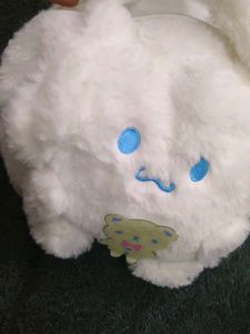Cute Fluffy White Cartoon Bag