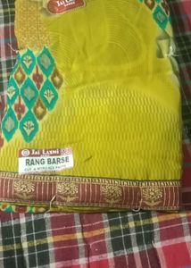 Elegant Yellow Rang Barse Saree