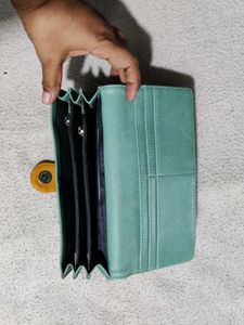 Teal Bi-fold Wallet