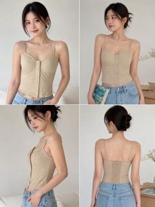 Beige corset top