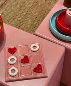 Ceramic Tic-Tac-Toe Game Set