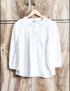 Off White Cotton Tunic