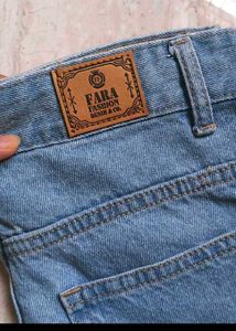 Blue Denim Straight Fit Jeans