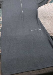 Simple Grey T-Shirt Dress