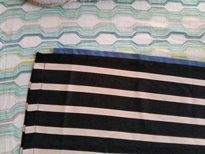 Striped Wide-Leg Cropped Pants