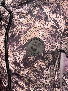 Camo Print Hooded Jacket